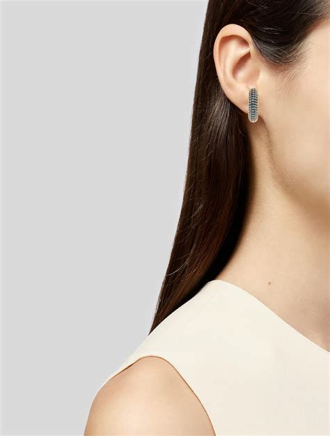 fendi crystal embellished cuff earring|Women's Designer Earrings & Brooches .